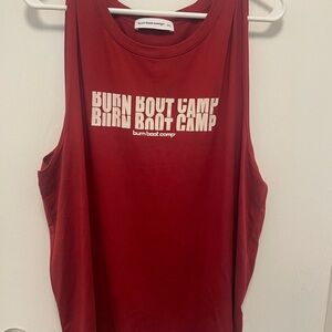 Burn Boot Camp Red Tank Top